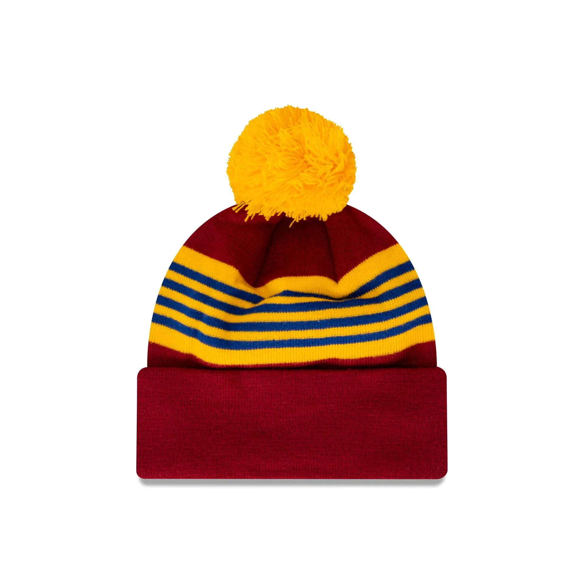Brisbane Lions Heritage Stripe Beanie with Pom