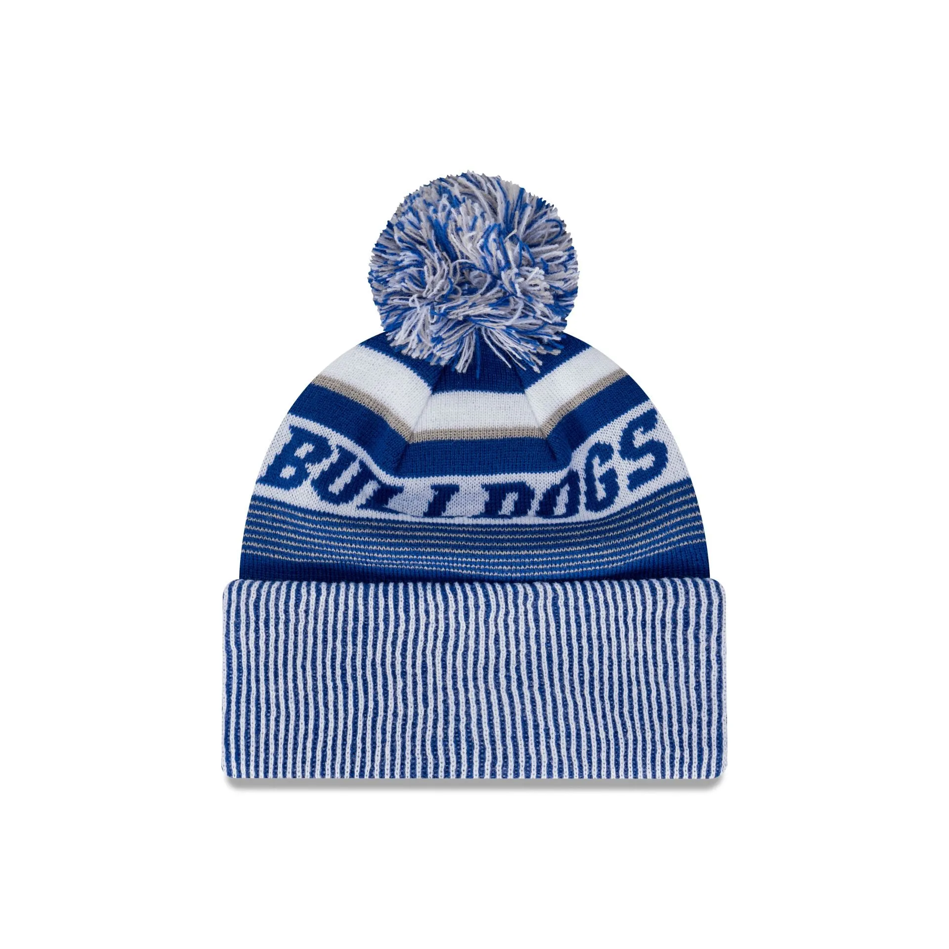 Canterbury Bankstown Bulldogs Heritage Stripe Beanie with Pom