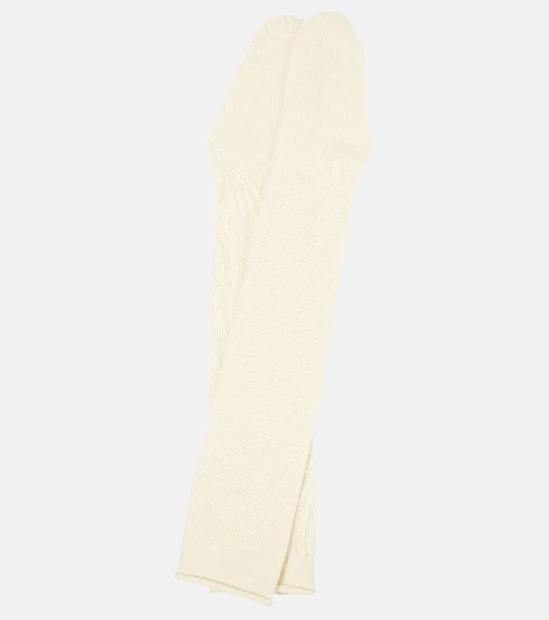 Cashmere gloves chopo The Row, beige
