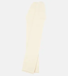 Cashmere gloves chopo The Row, beige