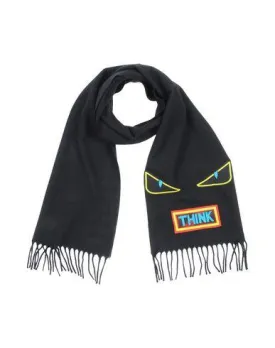 Fendi Man Oblong scarf Black -- --