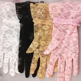 Floral Lace Sexy Sun Gloves