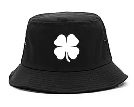 Four Leaf Clover Chest Mens Bucket Hat