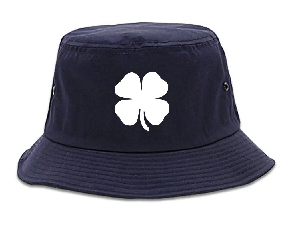 Four Leaf Clover Chest Mens Bucket Hat