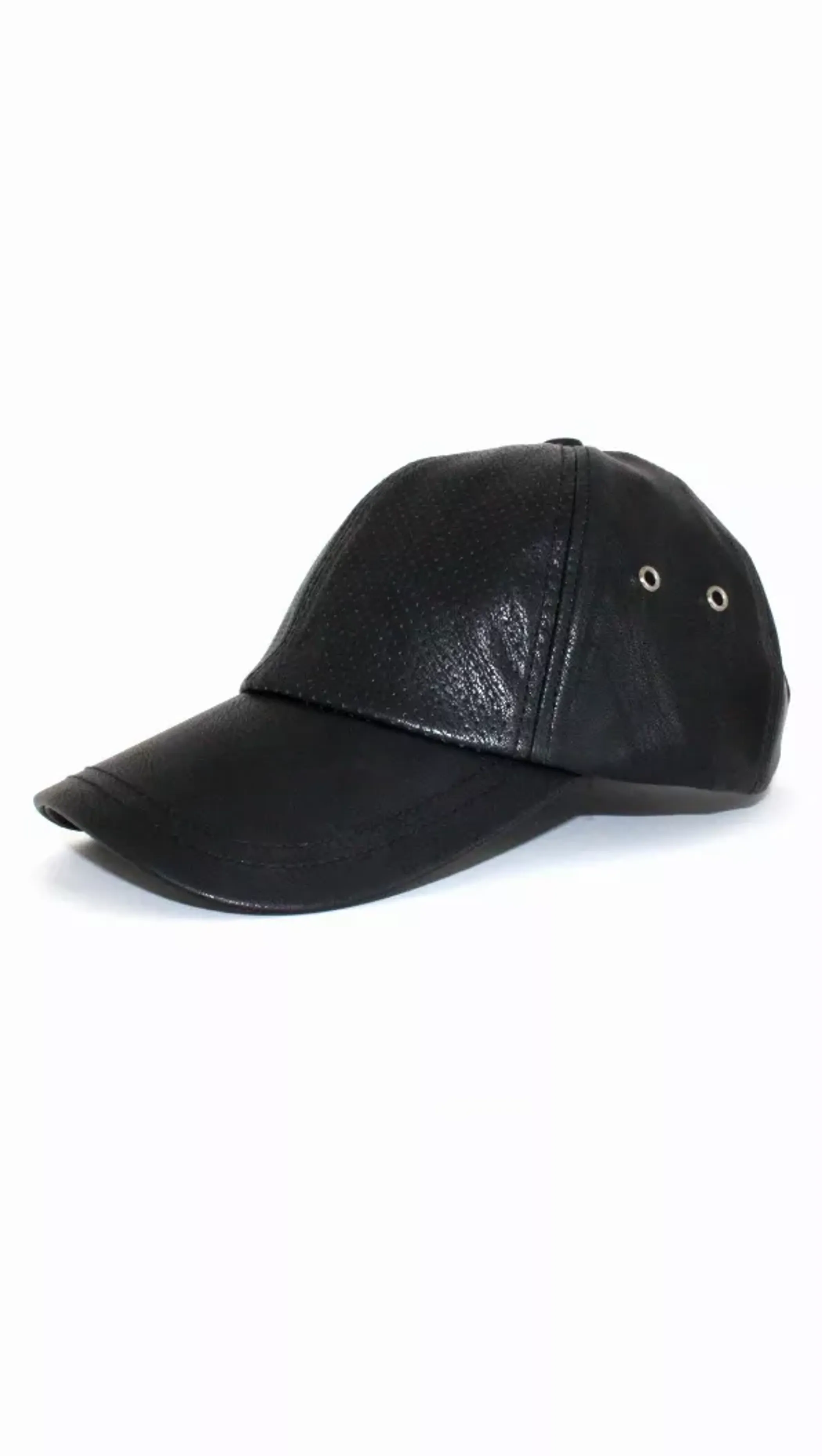 Leather Baseball Cap