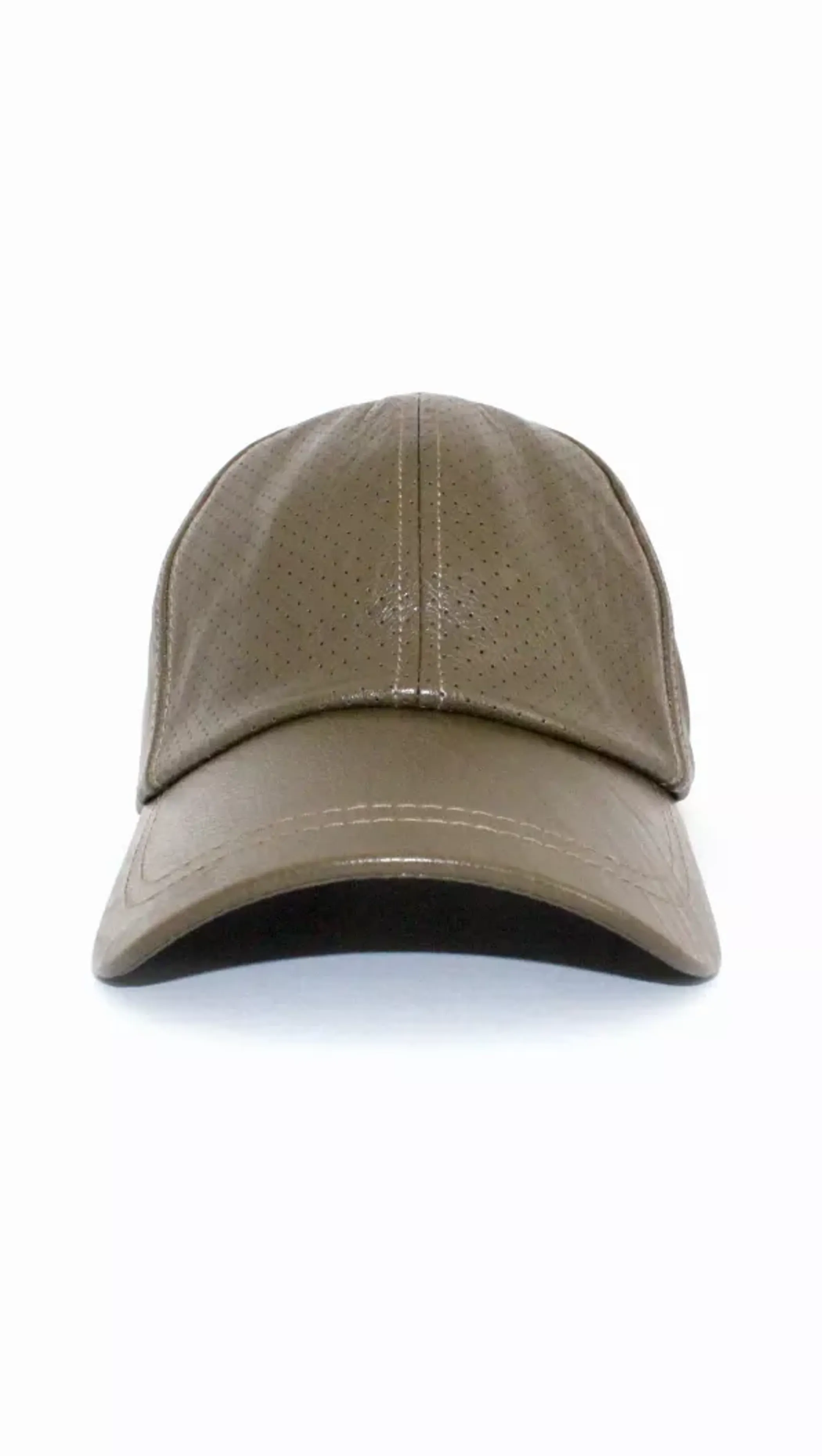 Leather Baseball Cap