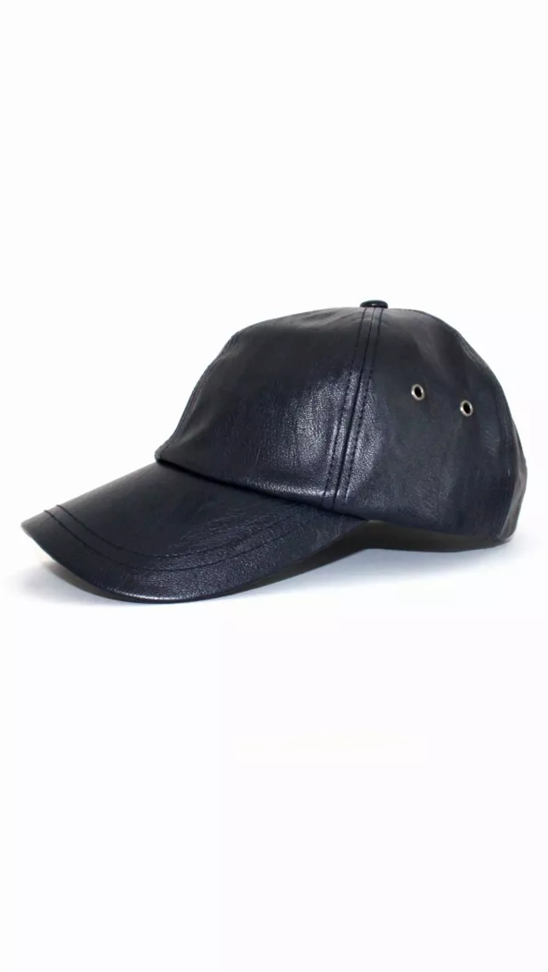 Leather Baseball Cap