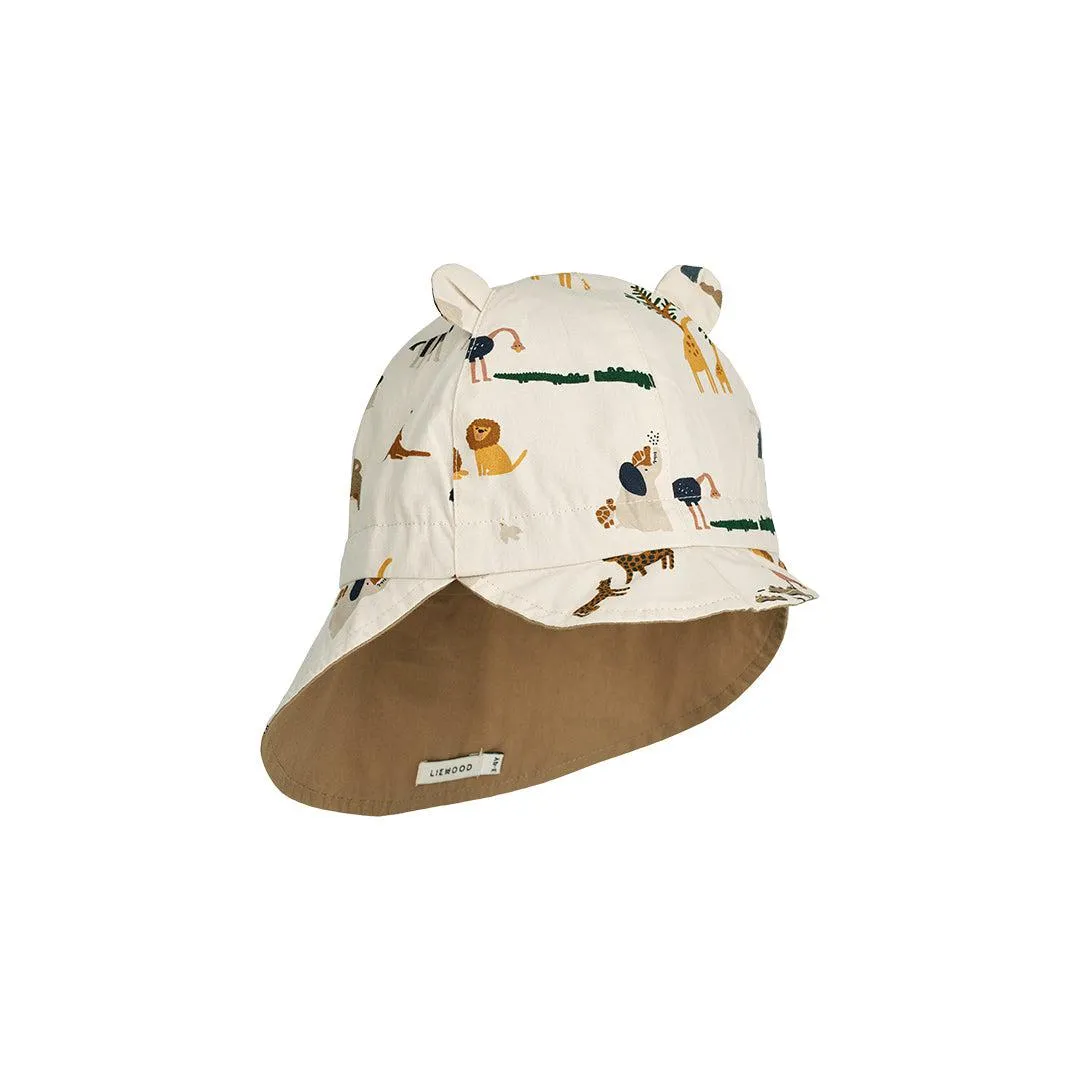 Liewood Gorm Reversible Sun Hat (2023) - Sandy - All Together
