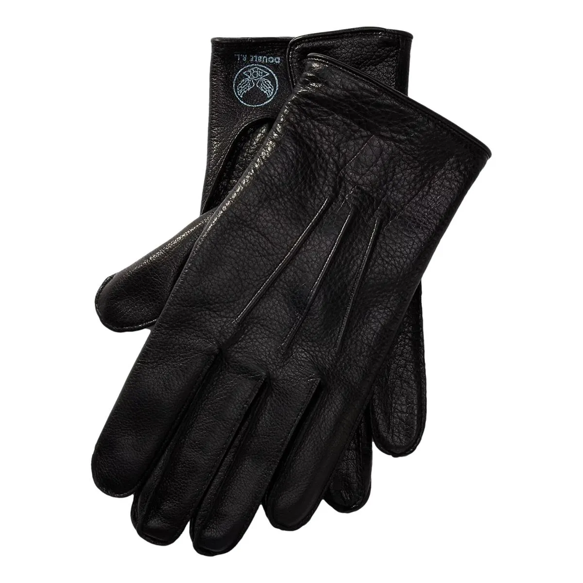 Lined Leather Gloves Vintage Black