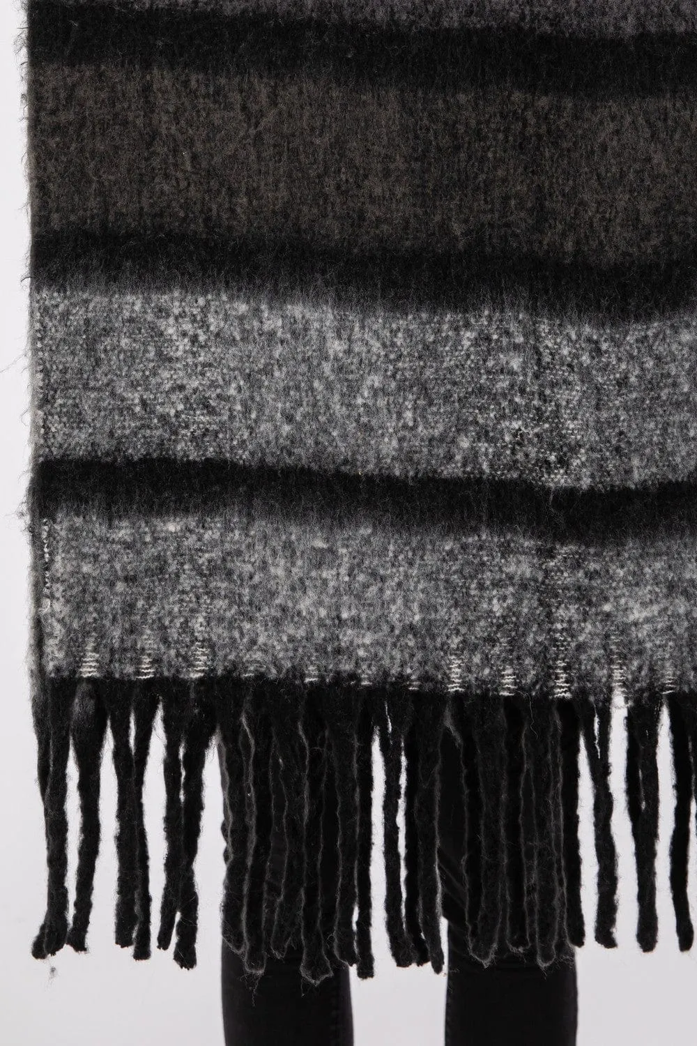 MS0389 Cierra Brushed Multi Color Stripe Scarf