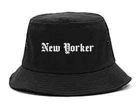 New Yorker Old English Mens Bucket Hat