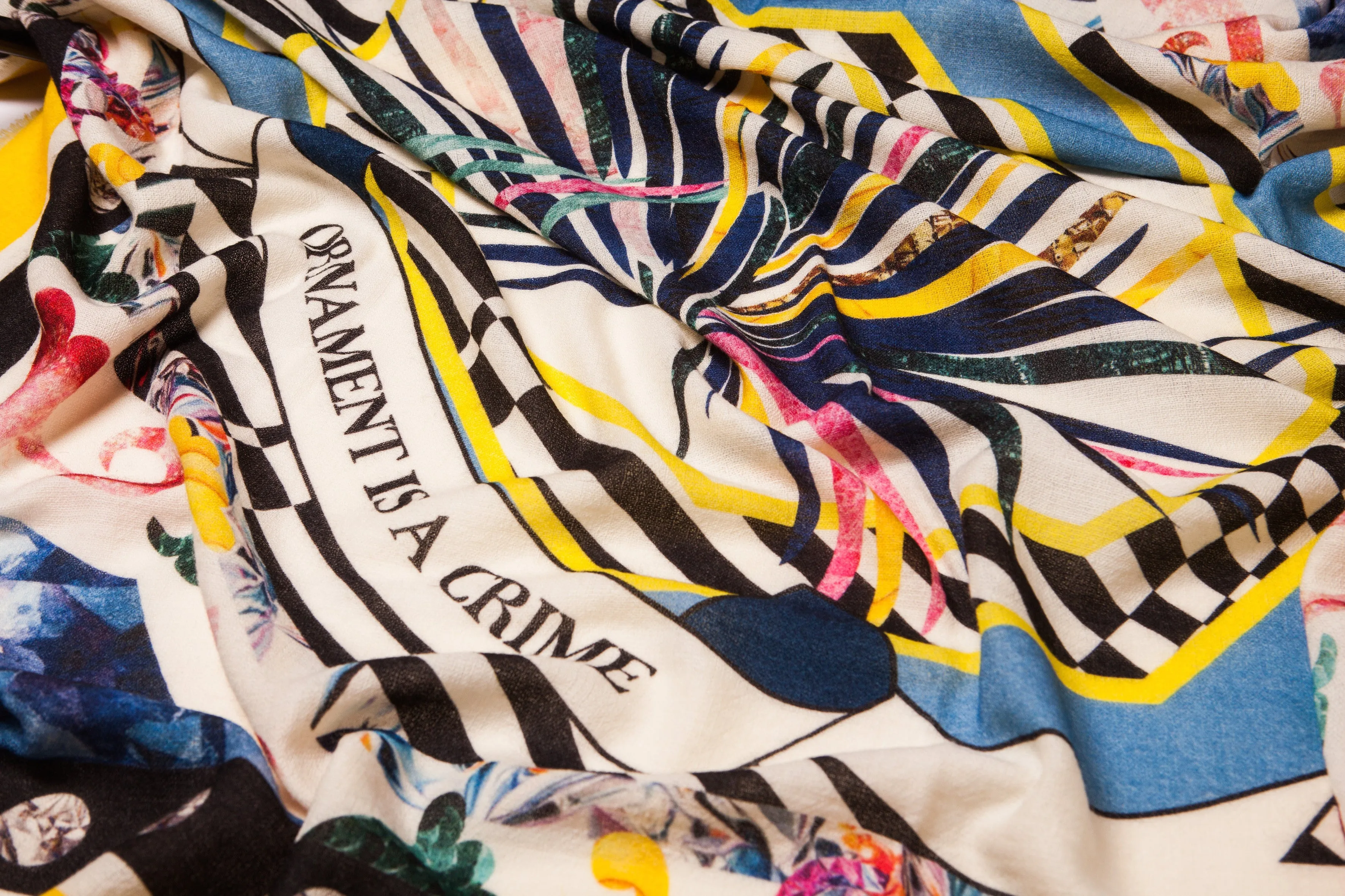 Palmier Wool Scarf