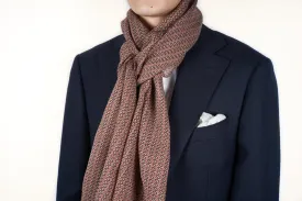 Scarf: Brown Geo