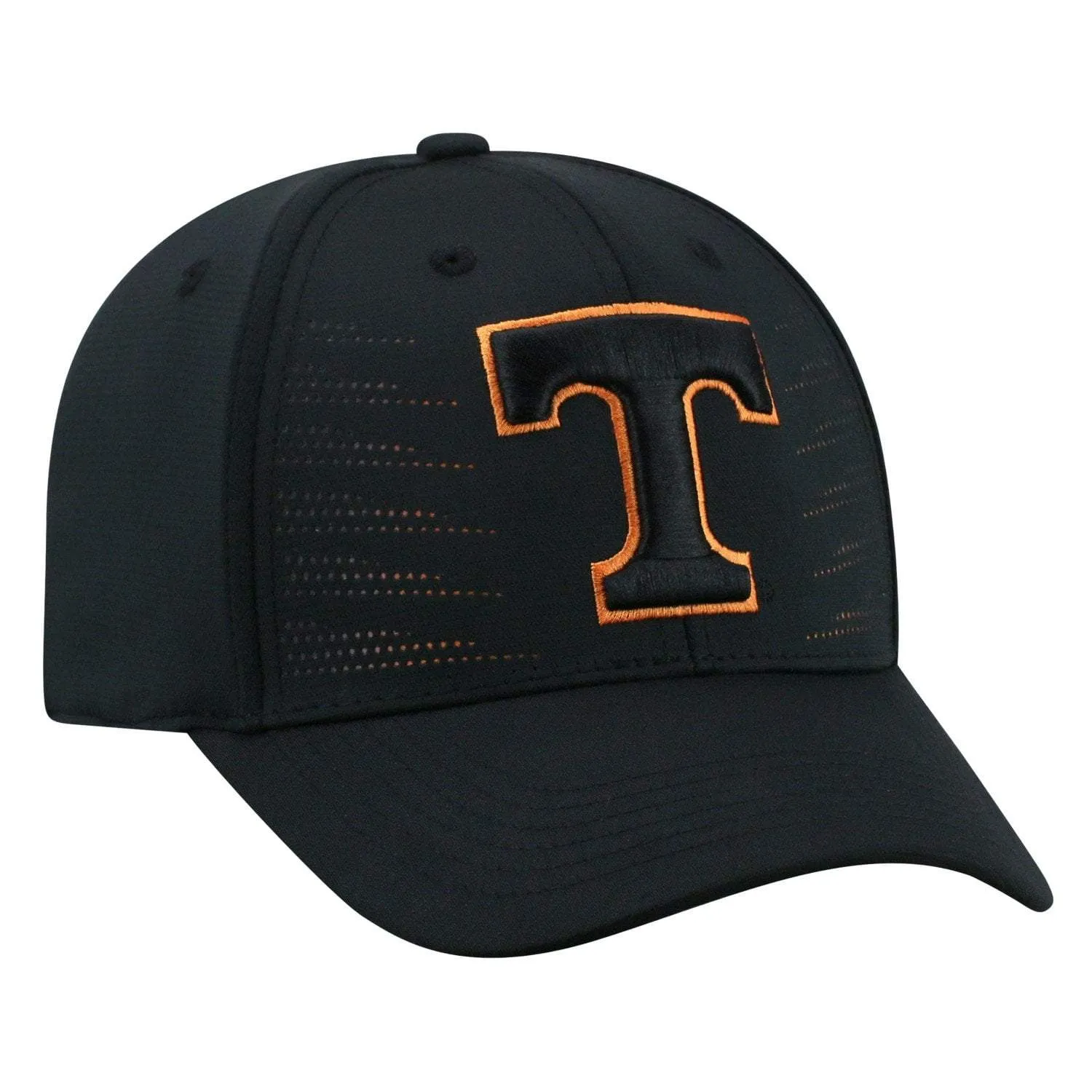 Tennessee Volunteers TOW Black "Dazed" Structured Flexfit Hat Cap