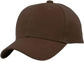 TOP HEADWEAR Blank Kids Youth Baseball Adjustable Hook and Loop Closure Hat