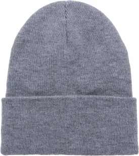 Top Level Beanie Men Women - Unisex Cuffed Plain Skull Knit Hat Cap