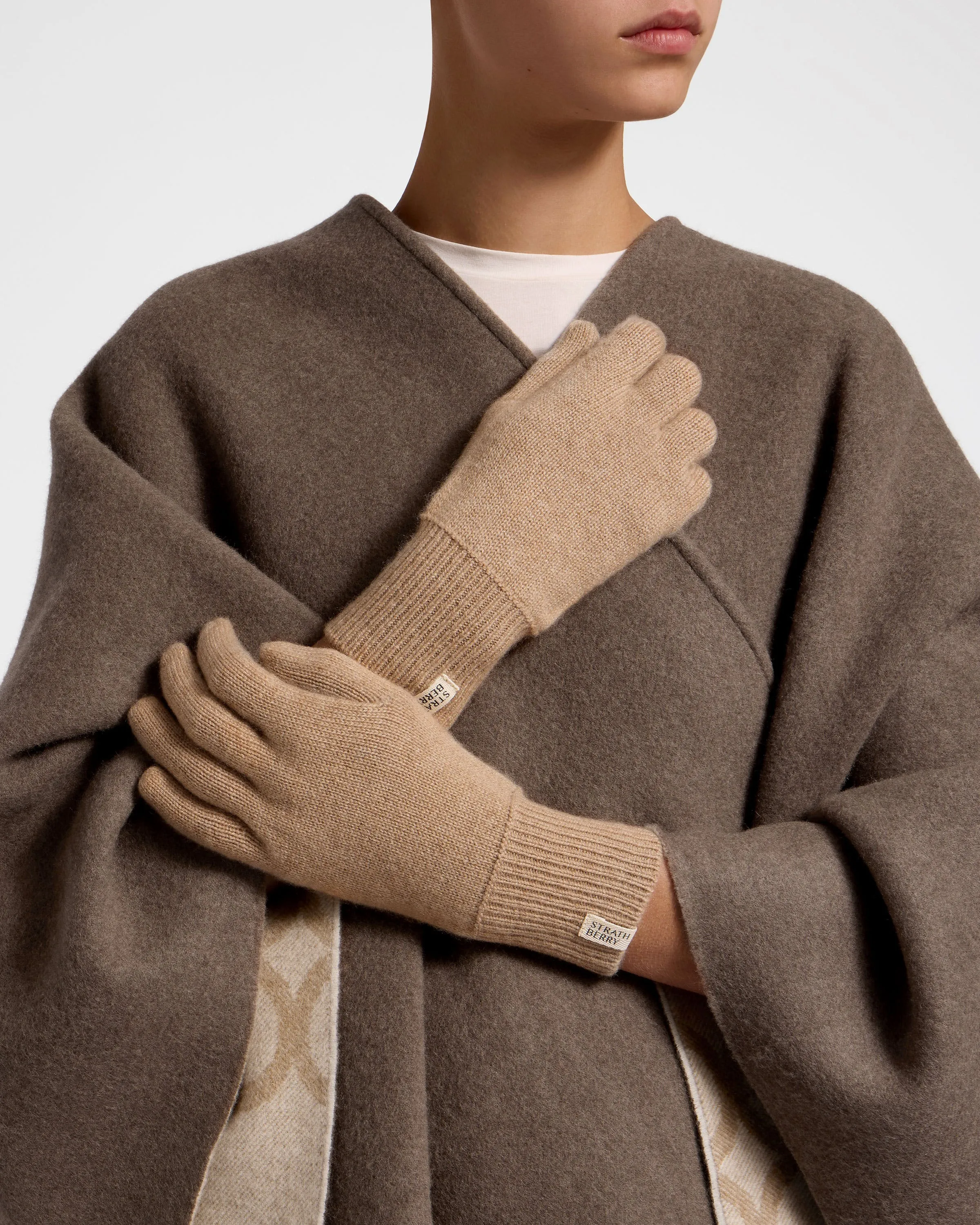 Westray Cashmere Gloves - Camel