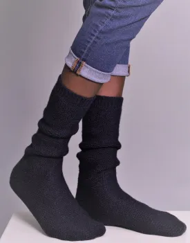 Yoga Socks in Nero Navy